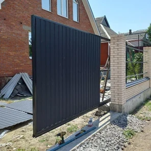 Ворота откатные 4 м Стандарт